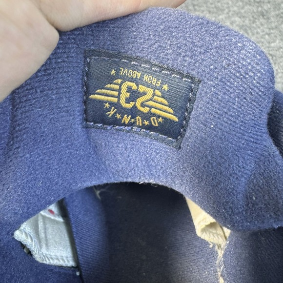 Nike Air Jordan 5 V Retro Low White Navy Gold Men's Sz 12 819171 135 - Picture 7 of 11